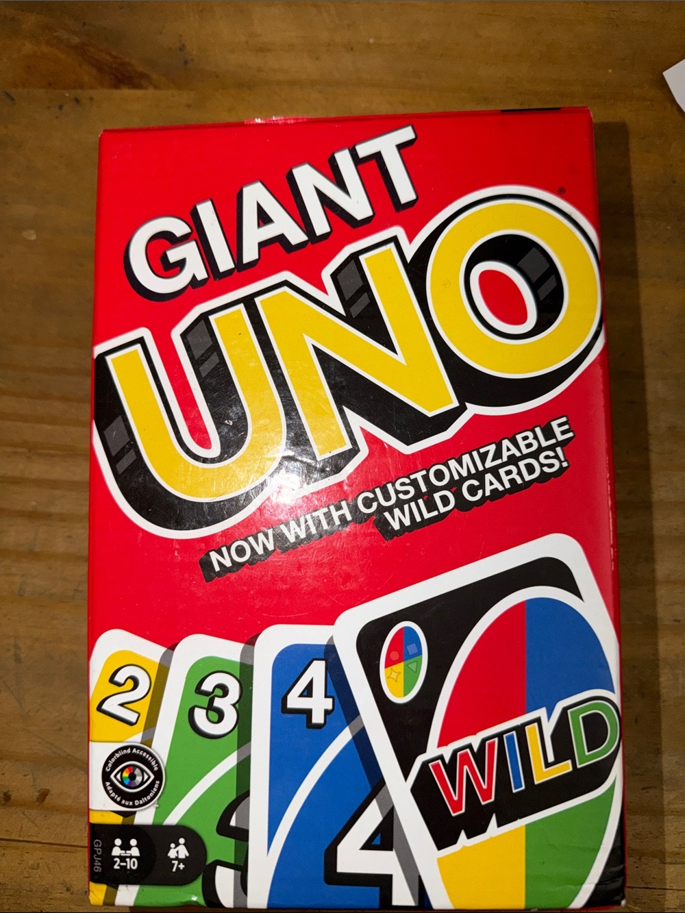 Mattel Giant UNO card game